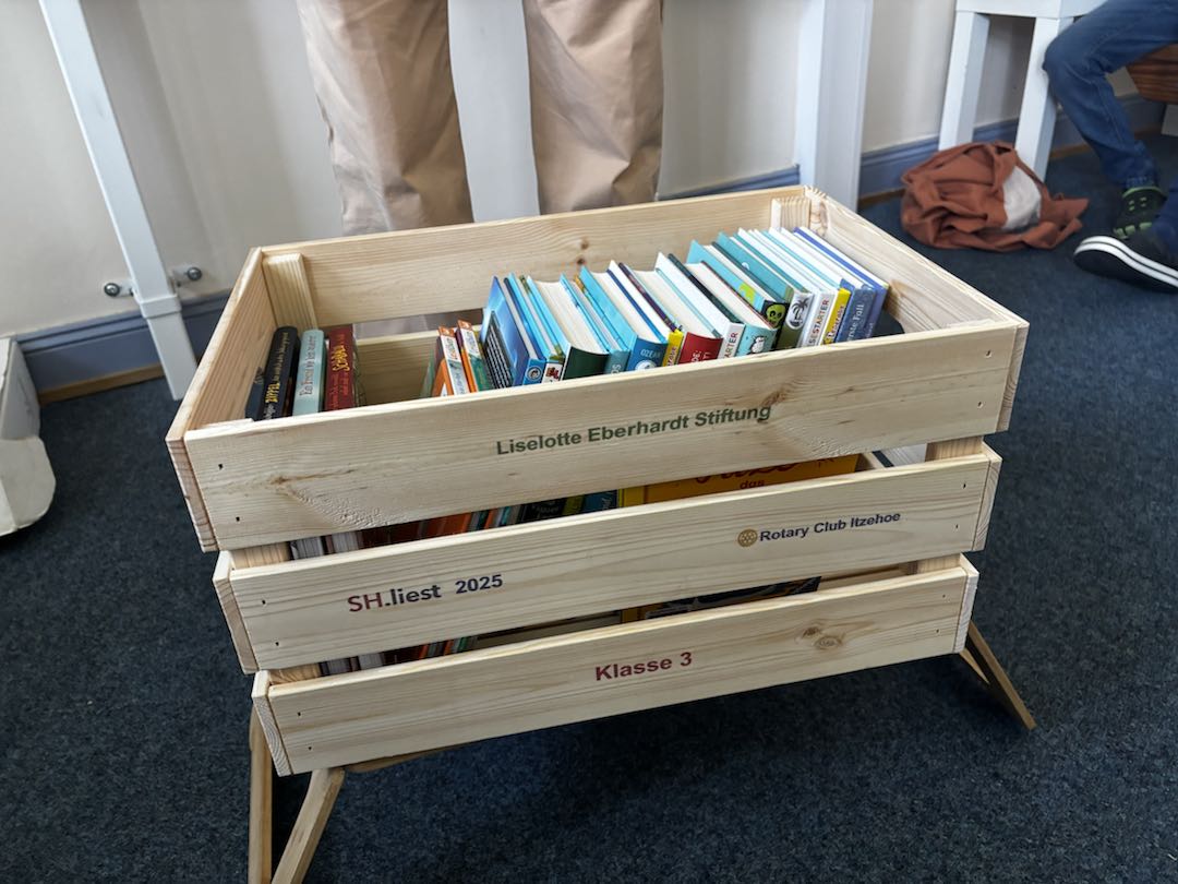 Lesefreude für die 3. Klassen – Bücherkisten von der Lieselotte Eberhardt Stiftung